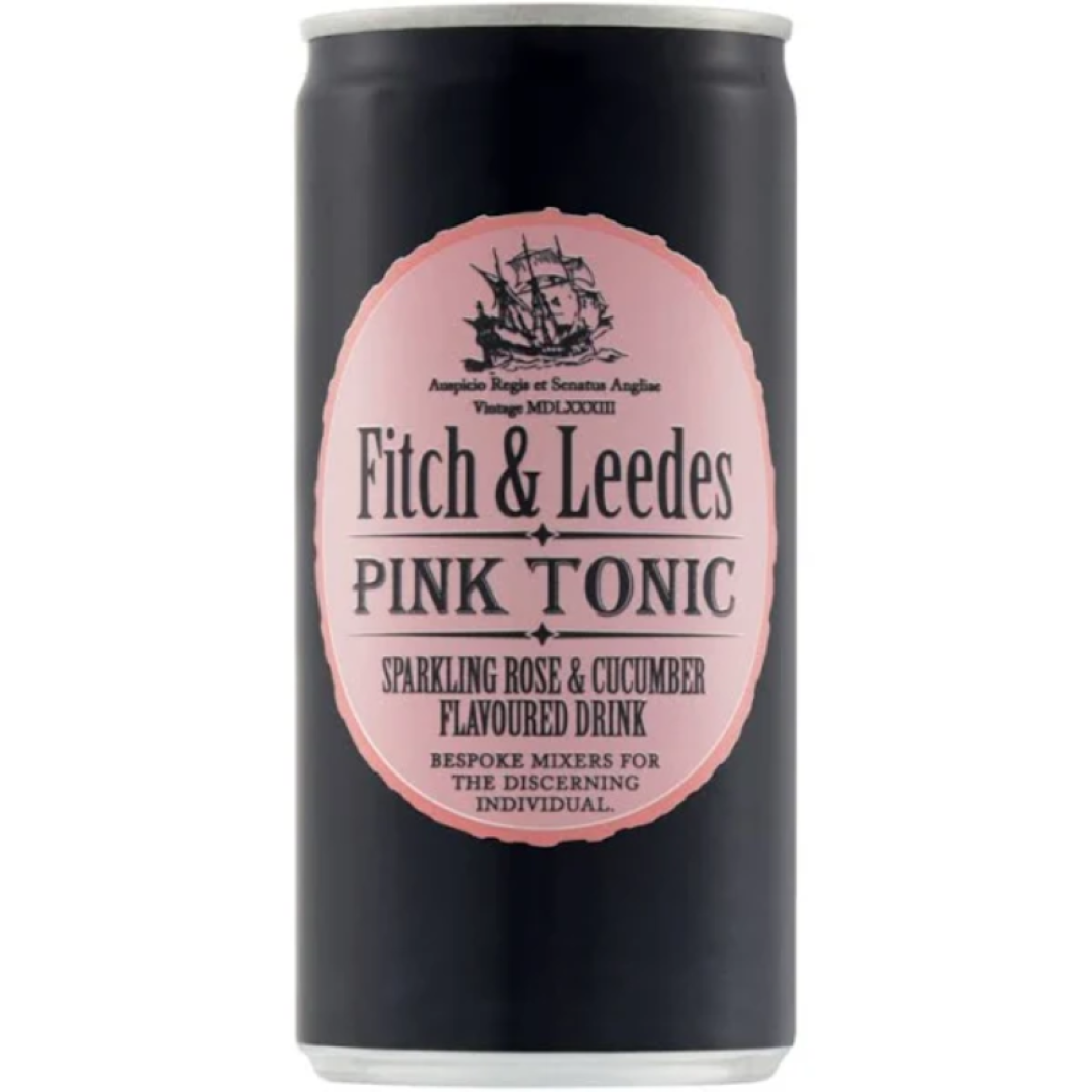 FITCH & LEEDES CAN PINK TONIC 200ML